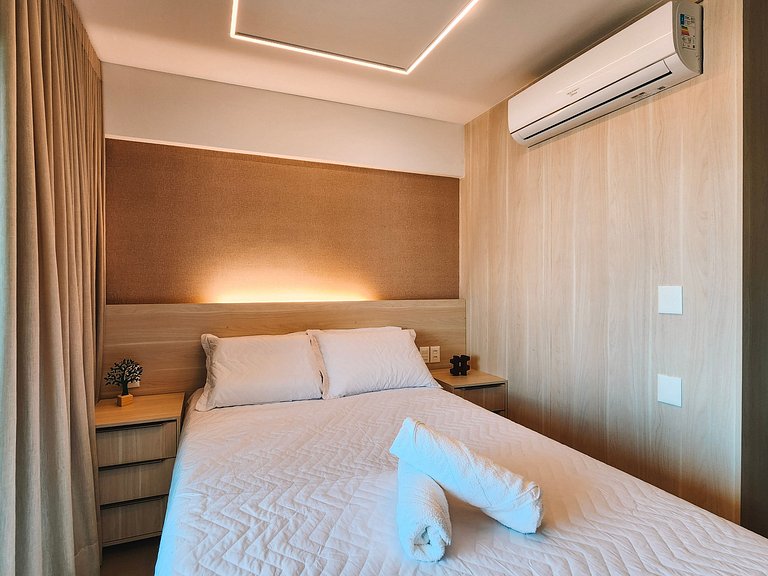 Estúdio com varanda na melhor vista da Barra-206