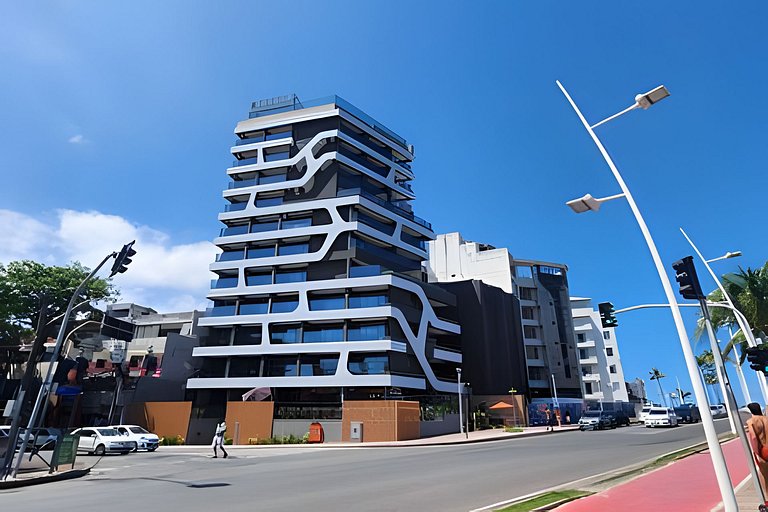 Estúdio com varanda na melhor vista da Barra-503