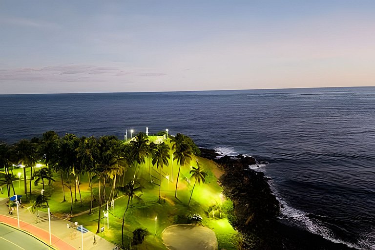 Estúdio com varanda na melhor vista da Barra-503