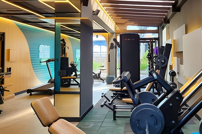 Estúdio com varanda na melhor vista da Barra-503