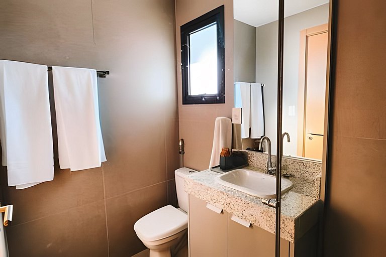 Estúdio com varanda na melhor vista da Barra-1003