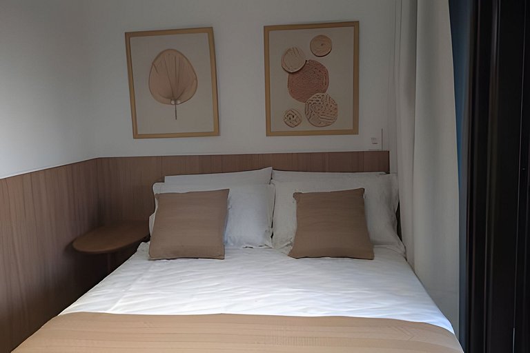 Estúdio com varanda na melhor vista da Barra-504