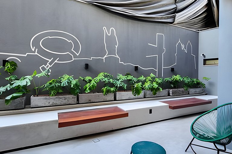 Estúdio com varanda na melhor vista da Barra-504