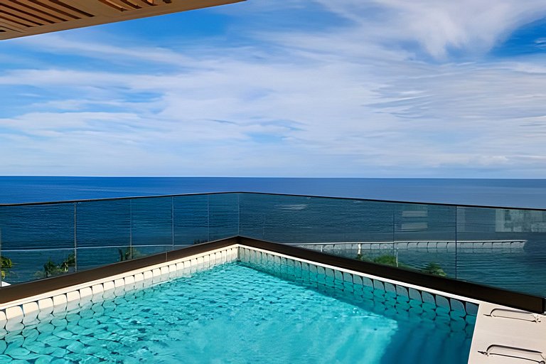 Estúdio com varanda na melhor vista da Barra-504