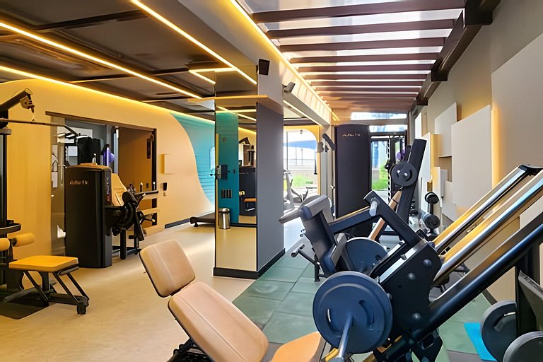 Estúdio com varanda na melhor vista da Barra-504