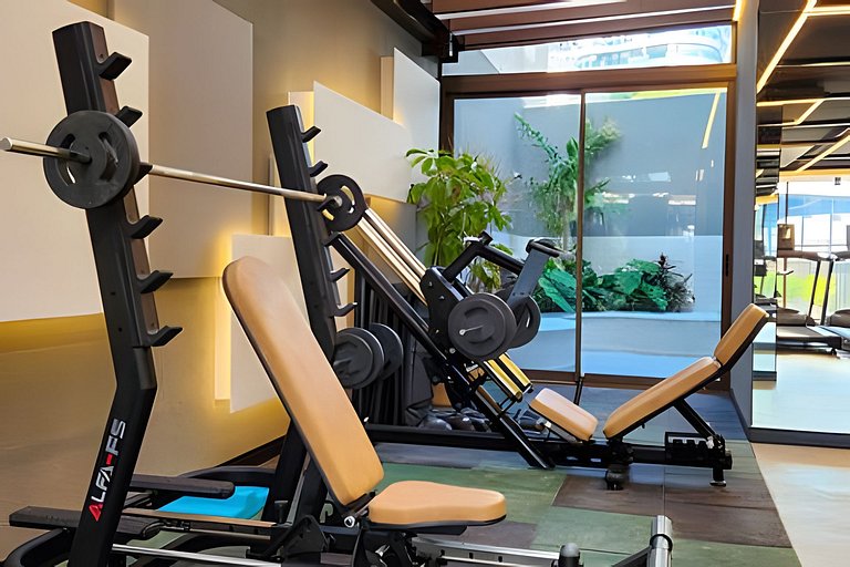 Estúdio com varanda na melhor vista da Barra-504