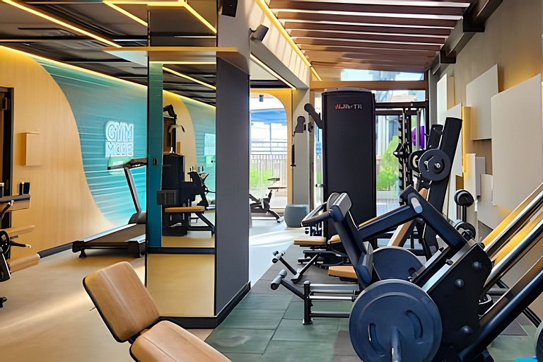 Estúdio com varanda na melhor vista da Barra-202