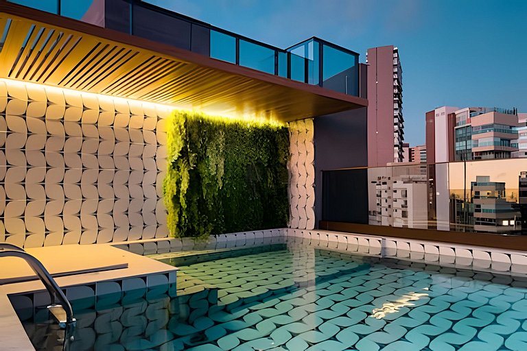 Estúdio com varanda na melhor vista da Barra-202