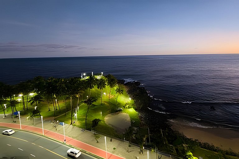 Estúdio com varanda na melhor vista da Barra-202