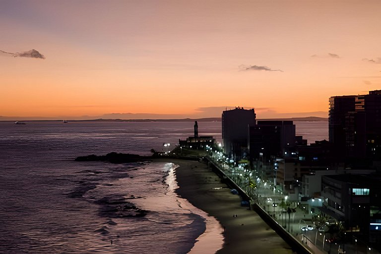 Estúdio com varanda na melhor vista da Barra-202