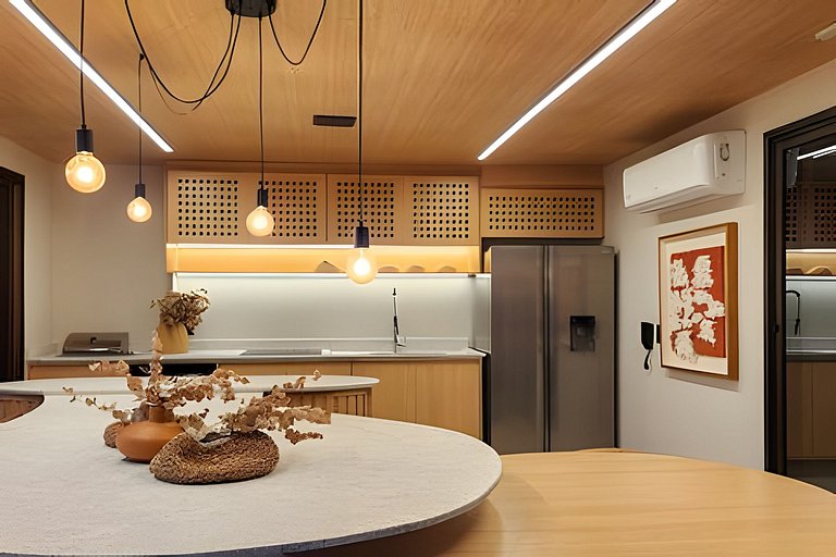 Estúdio com varanda na melhor vista da Barra-202