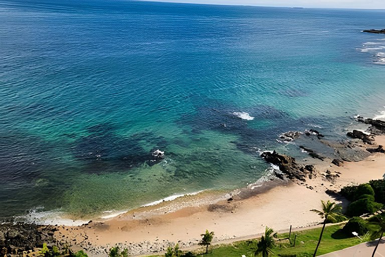 Studio com varanda na melhor vista da Barra-SB202