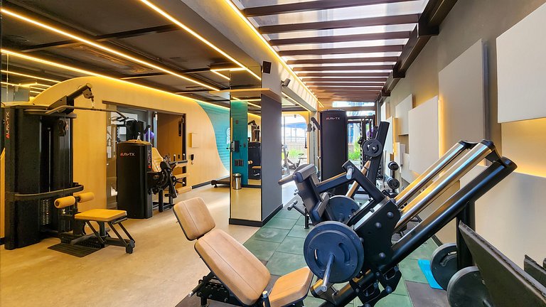 Estúdio com varanda na melhor vista da Barra-206