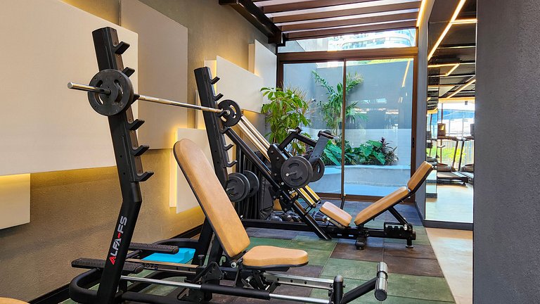 Estúdio com varanda na melhor vista da Barra-206