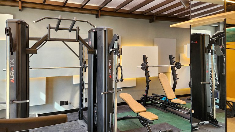 Estúdio com varanda na melhor vista da Barra-206