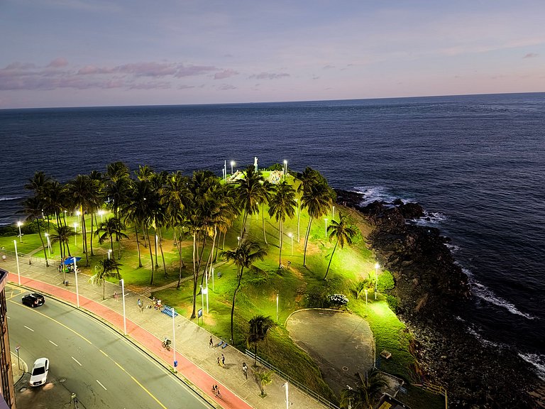 Estúdio com varanda na melhor vista da Barra-206