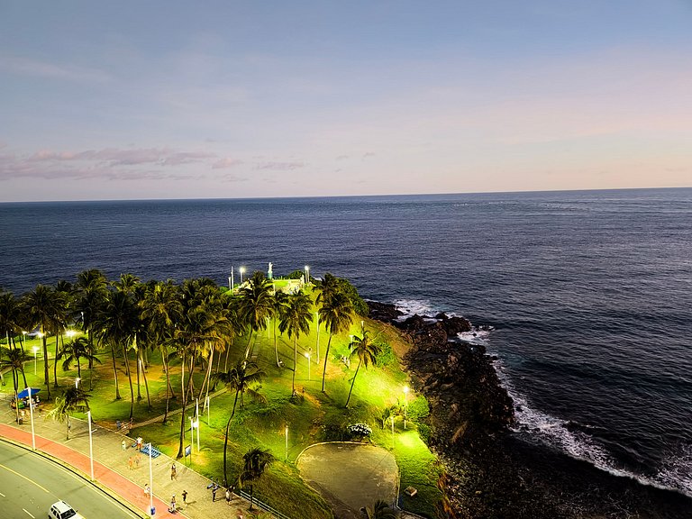 Estúdio com varanda na melhor vista da Barra-206