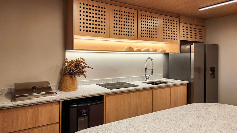 Estúdio com varanda na melhor vista da Barra-206