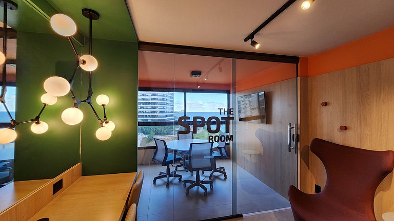 Estúdio com varanda na melhor vista da Barra-206