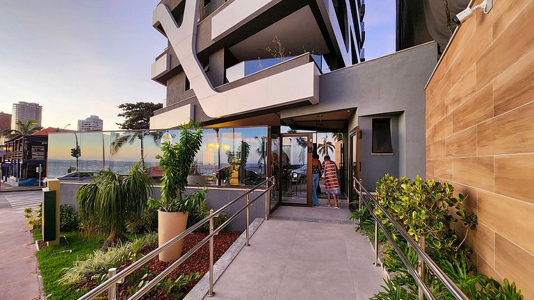 Estúdio com varanda na melhor vista da Barra-206