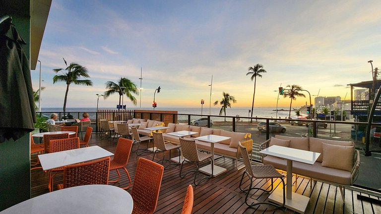 Estúdio com varanda na melhor vista da Barra-206