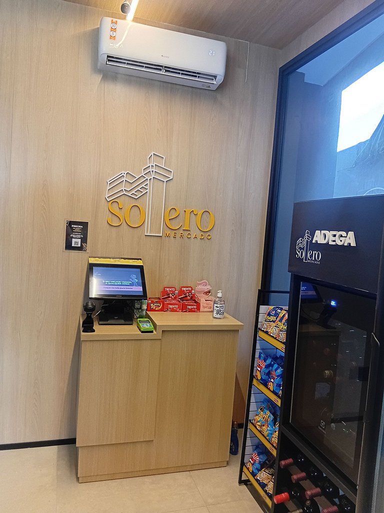 Estúdio com varanda na melhor vista da Barra-206