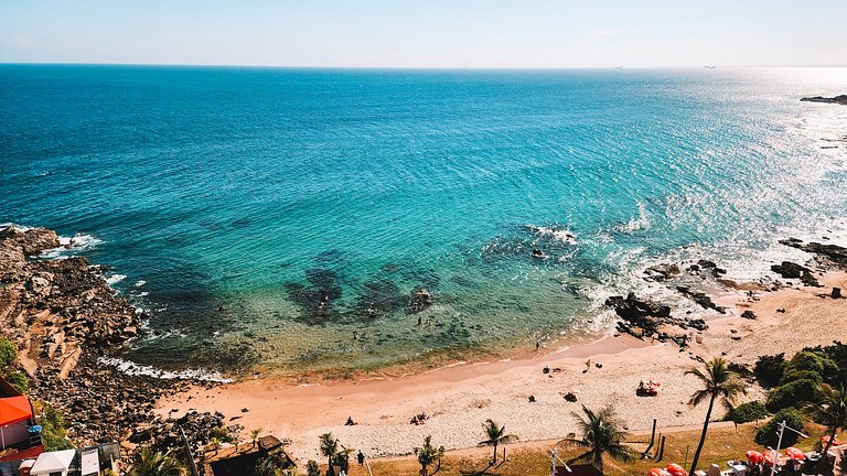 Estúdio com varanda na melhor vista da Barra-1003