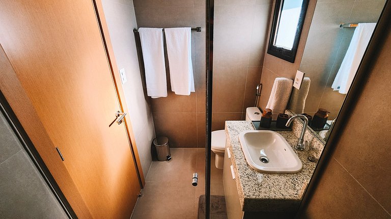 Estúdio com varanda na melhor vista da Barra-1003