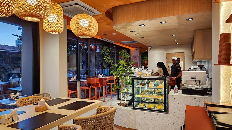 Estúdio com varanda na melhor vista da Barra-1003