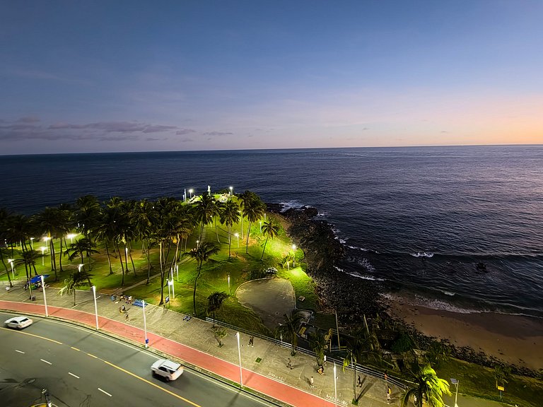 Estúdio com varanda na melhor vista da Barra-1003