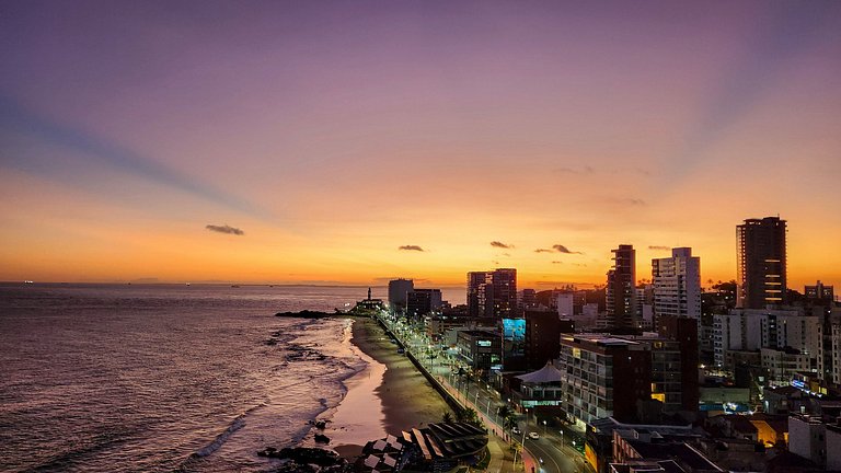 Estúdio com varanda na melhor vista da Barra-1003
