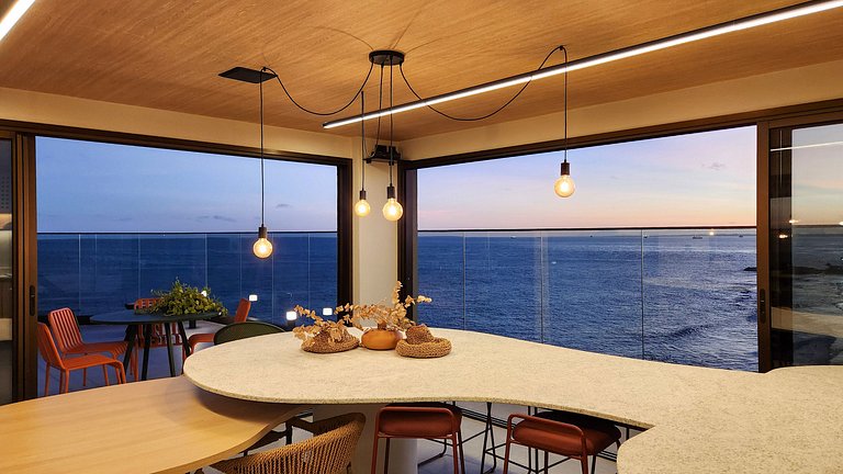 Estúdio com varanda na melhor vista da Barra-1003