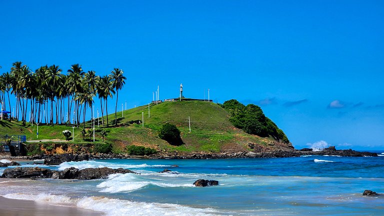 Estúdio com varanda na melhor vista da Barra-1003