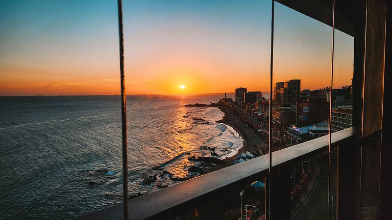 Estúdio com varanda na melhor vista da Barra-1003