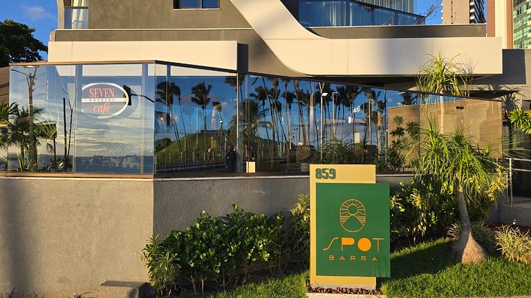 Estúdio com varanda na melhor vista da Barra-1003