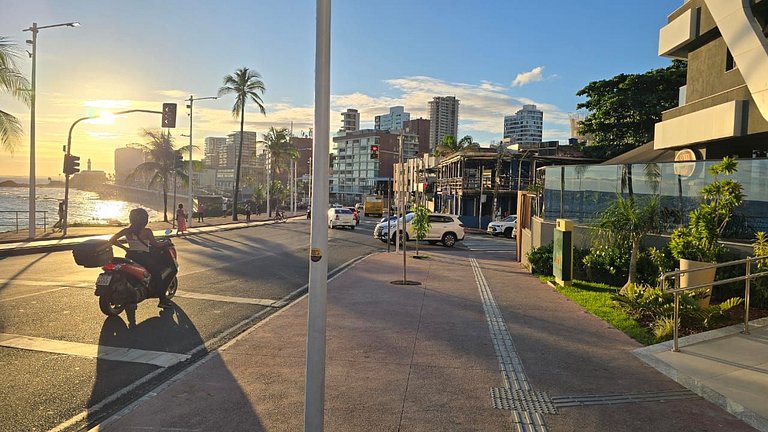 Estúdio com varanda na melhor vista da Barra-1003